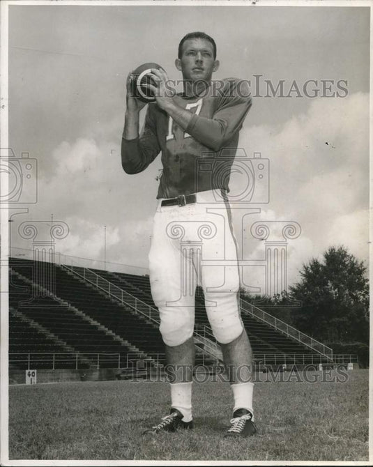 1967 Press Photo Football - Cliff Stringfield, SLC quarterback - noc92487 - Historic Images