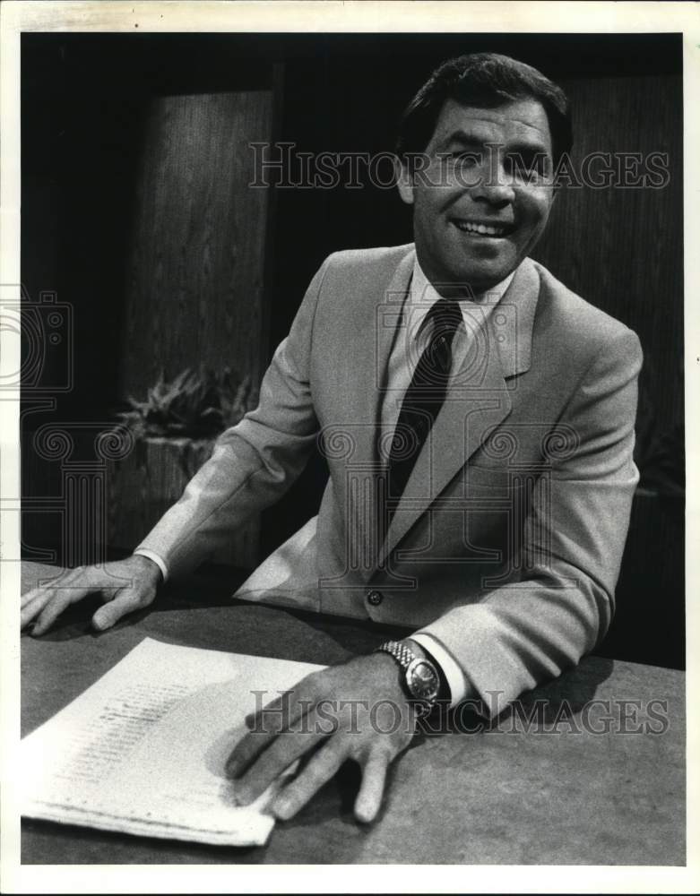 1983 Press Photo Ron Swoboda, sportscaster of Channel 8 - noc97152 - Historic Images