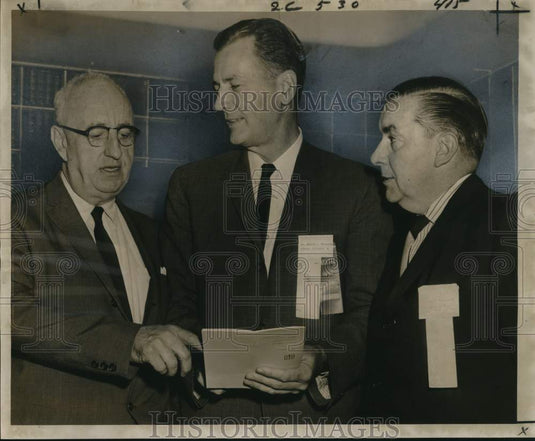 1962 Press Photo American Society of Oral Surgeons members at meeting, Roosevelt - Historic Images
