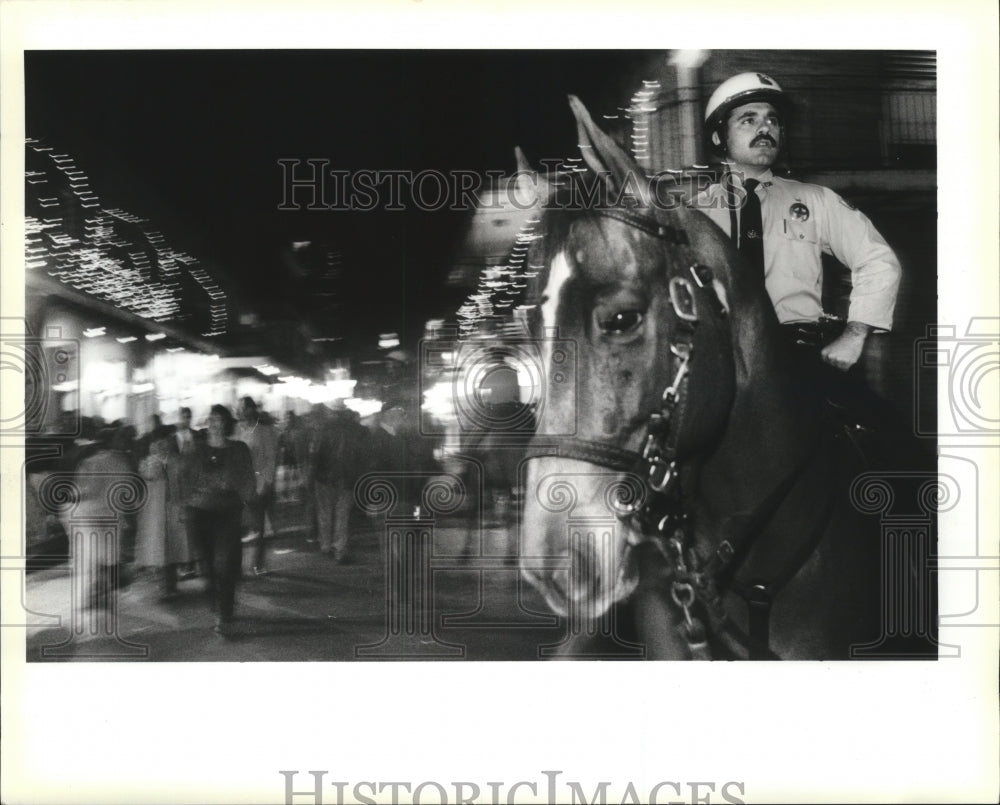 1990 New Orleans Mardi Gras officer Joey Catalanotto  - Historic Images