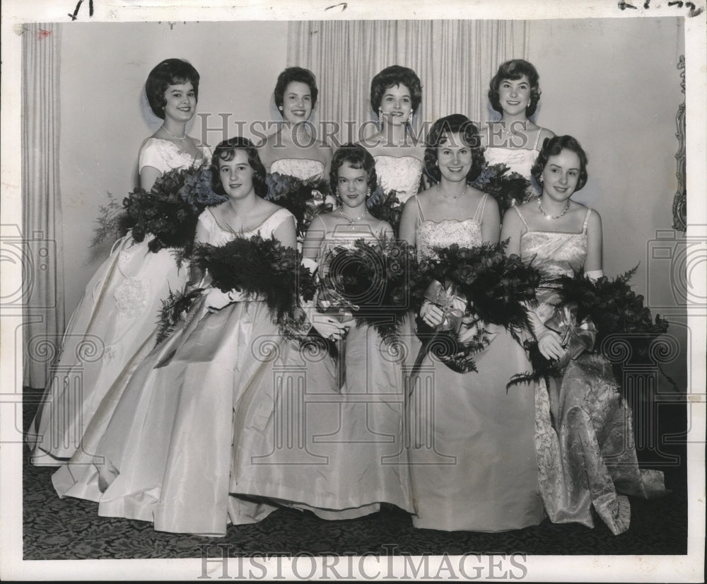 1961 Maids of Olympians Ball, Mardi Gras, New Orleans  - Historic Images