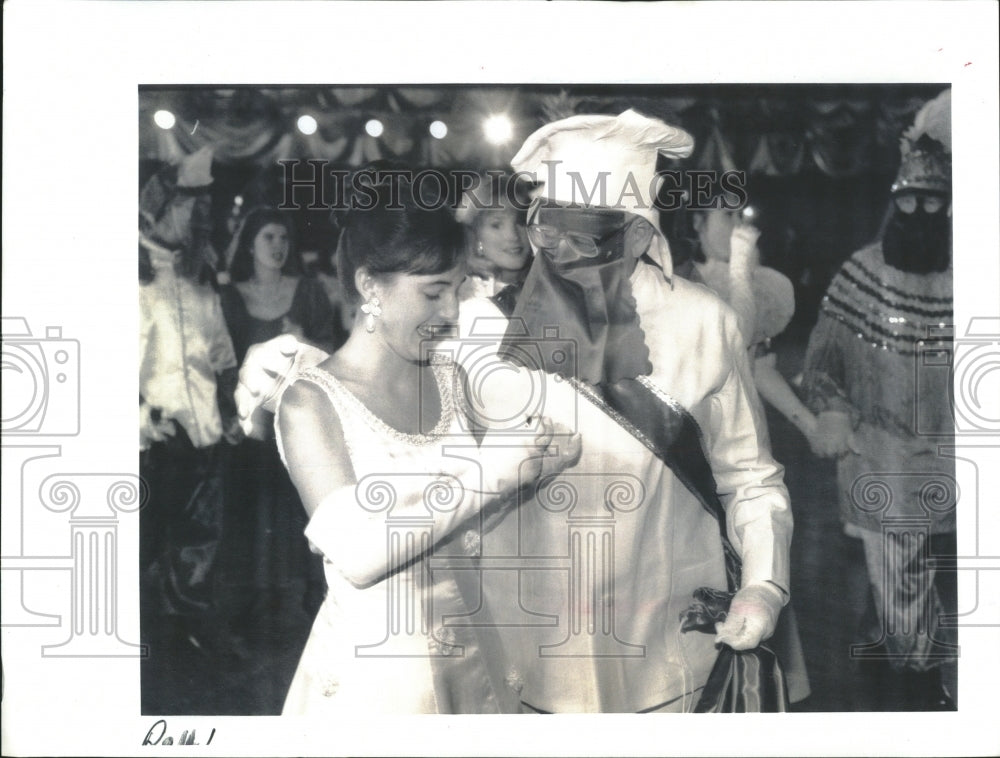 Carnival 12th Night Revelers, Mardi Gras, New Orleans  - Historic Images