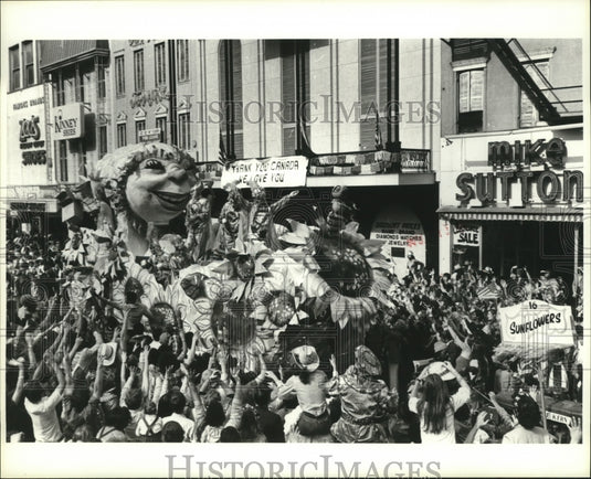 1988 Mardi Gras Parade Crowd, New Orleans  - Historic Images