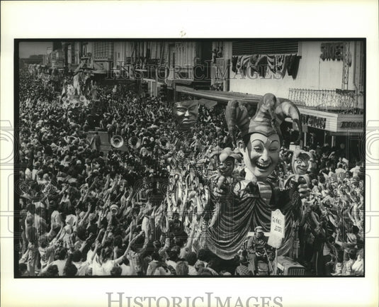1988 Mardi Gras Parade Crowd, New Orleans  - Historic Images