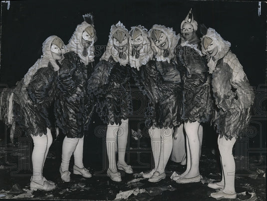 1946 Bird Costumes, Mardi Gras, New Orleans  - Historic Images