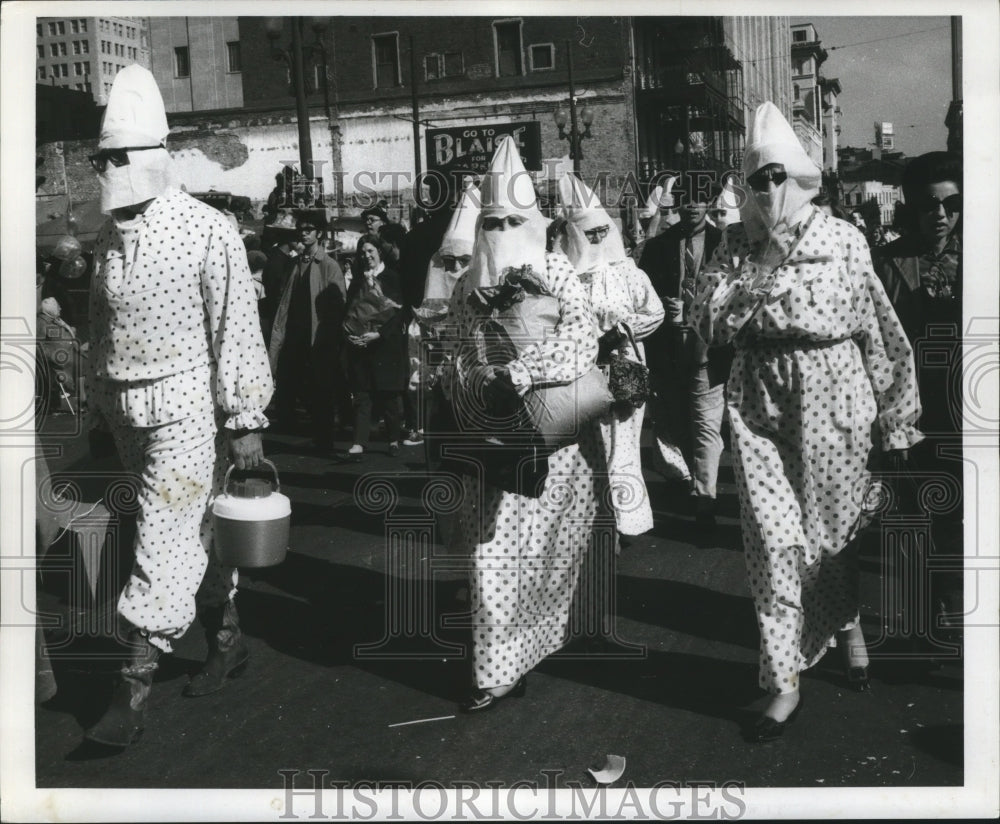 1969 Carnival Maskers, Mardi Gras, New Orleans  - Historic Images