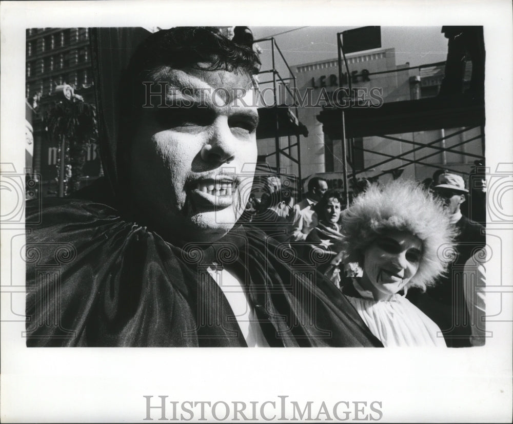 1970 New Orleans Mardi Gras vampire costume  - Historic Images