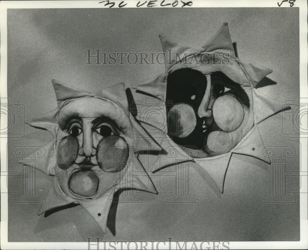 1975 Sun and Moon Carnival Maskers in New Orleans  - Historic Images