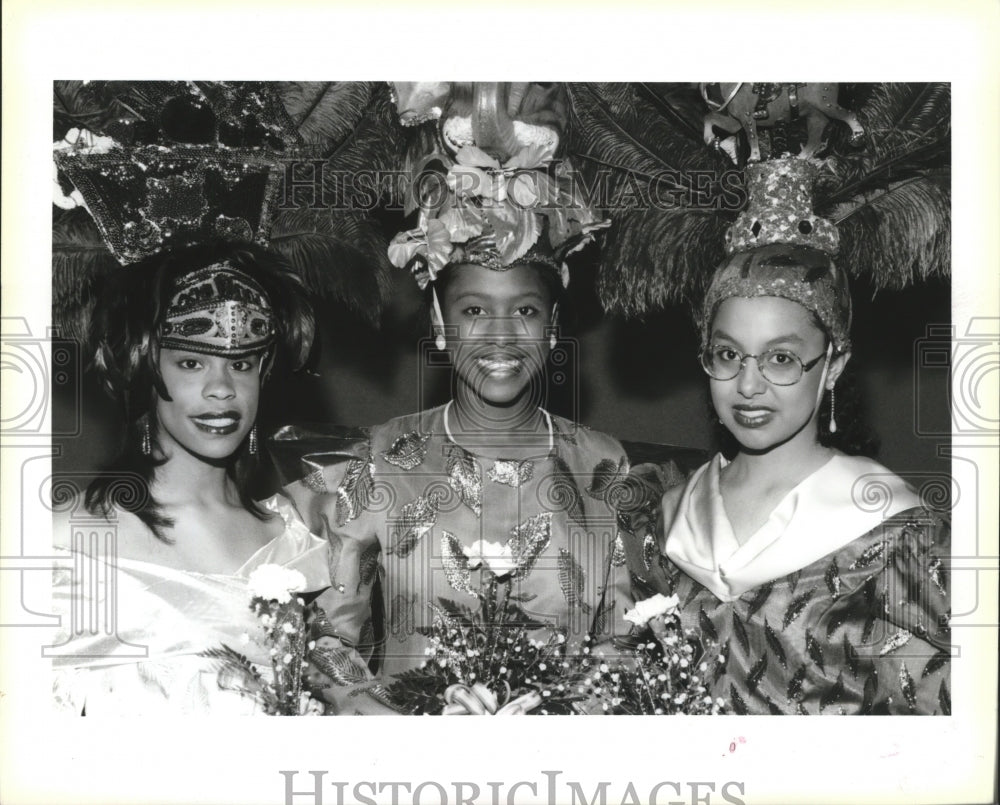 1994 Krewe of Zulu at Zulu Ball, Mardi Gras, New Orleans  - Historic Images