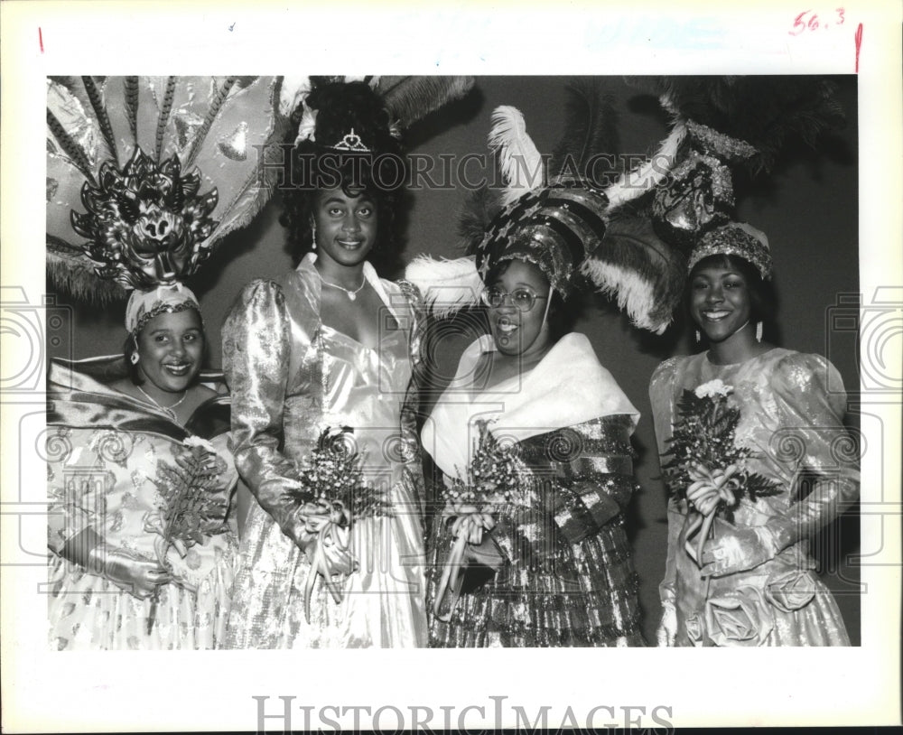 1994 Krewe of Zulu at Carnival Ball, Mardi Gras, New Orleans - Historic Images