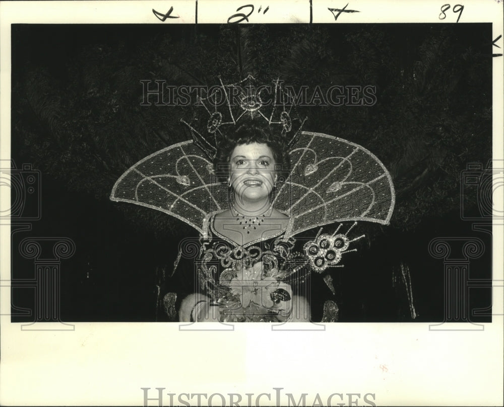 1980 Tina Marie Quinlivian, Queen of Zeus, Mardi Gras, New Orleans - Historic Images