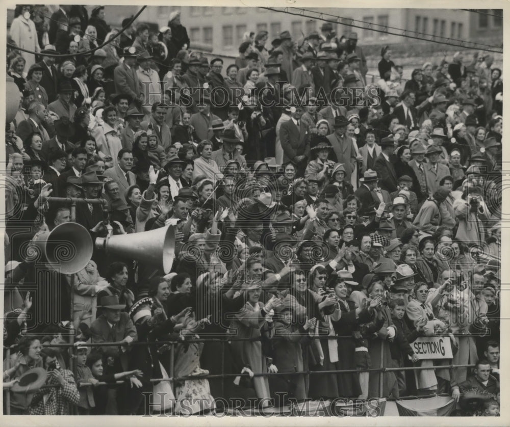 1953 Carnival Crowds at Mardi Gras, New Orleans  - Historic Images