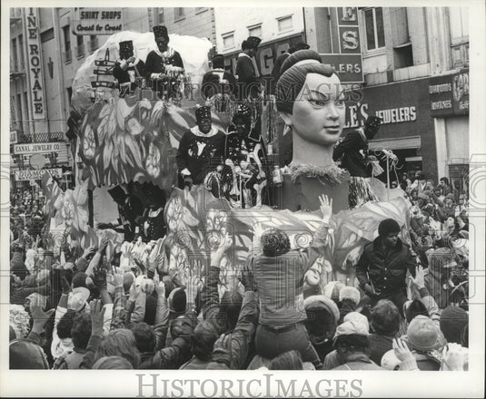 1978 Canal Street Parade at Mardi Gras, New Orleans  - Historic Images