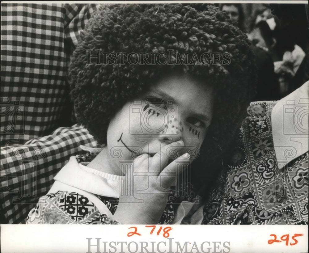 1980 Young Carnival Masker as Annie in New Orleans  - Historic Images