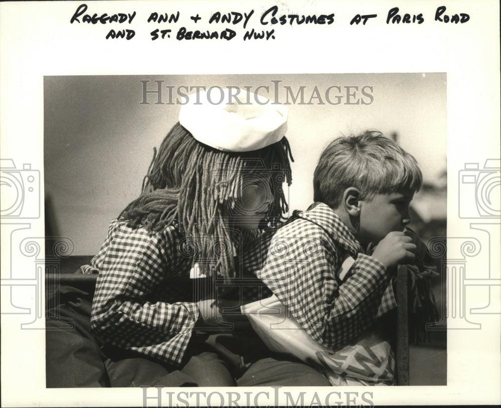 1979 Raggedy Ann and Andy Costumes, Mardi Gras, New Orleans - Historic Images