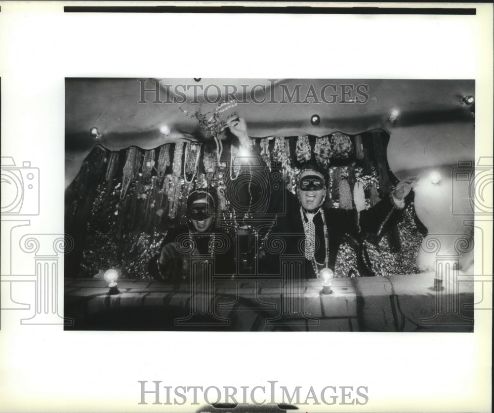 1990 Mardi Gras Carnival Maskers New Orleans  - Historic Images