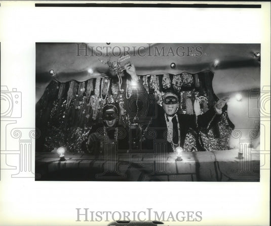 1990 Mardi Gras Carnival Maskers New Orleans  - Historic Images