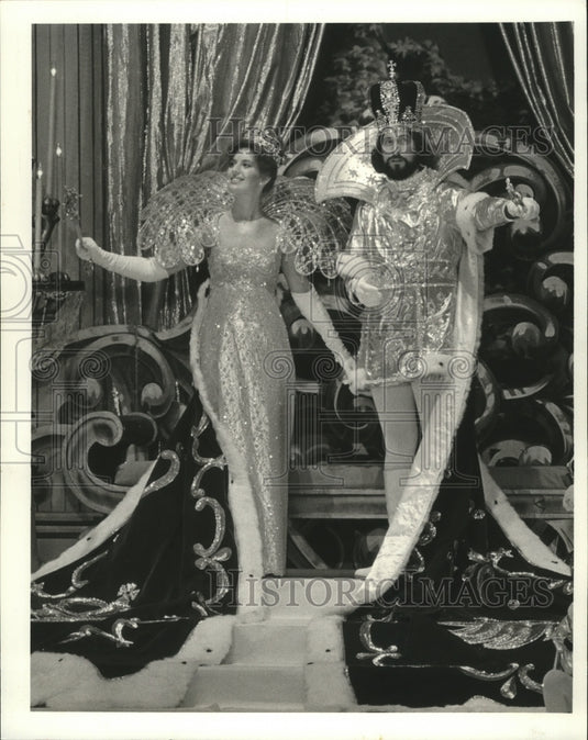1984 King & Queen of Sparta, Carnival Ball, Mardi Gras, New Orleans - Historic Images