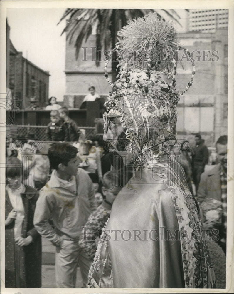 1966 Maskers in Costume at Mardi Gras, New Orleans  - Historic Images