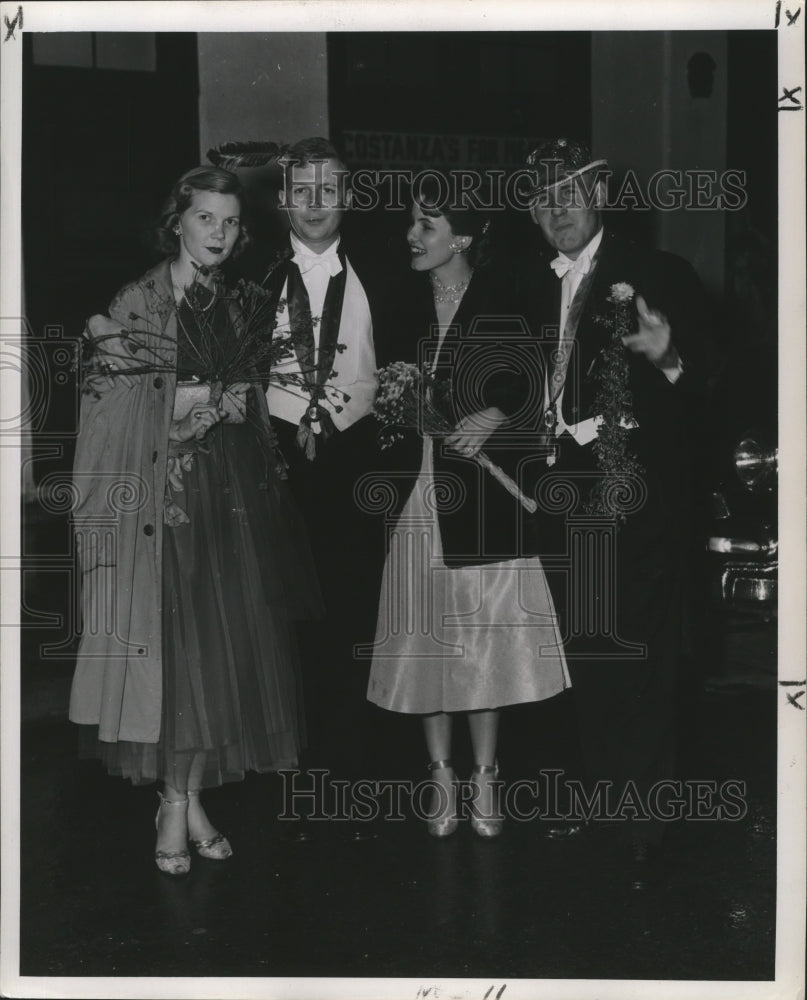 1953 Carnival Committee Grace Parker, Pitkin, Margot Bouden &amp; Wynn - Historic Images