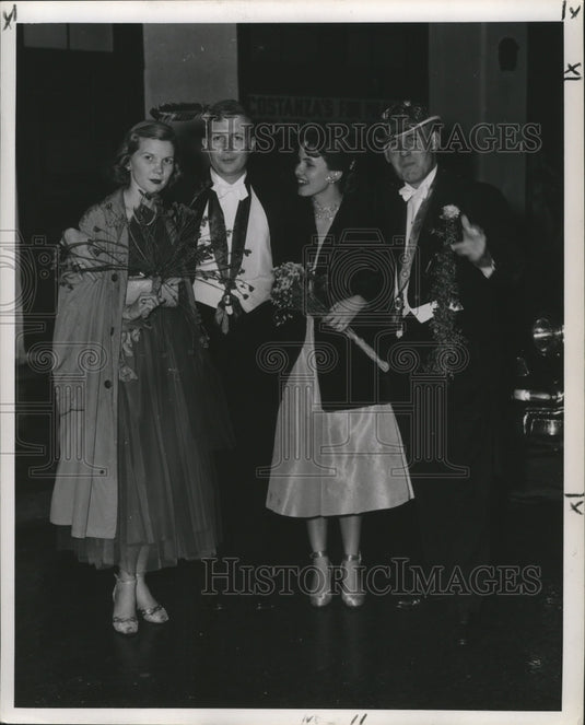 1953 Carnival Committee Grace Parker, Pitkin, Margot Bouden & Wynn - Historic Images