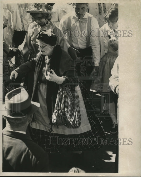 1964 Senior Citizen Carnival Masker in New Orleans  - Historic Images