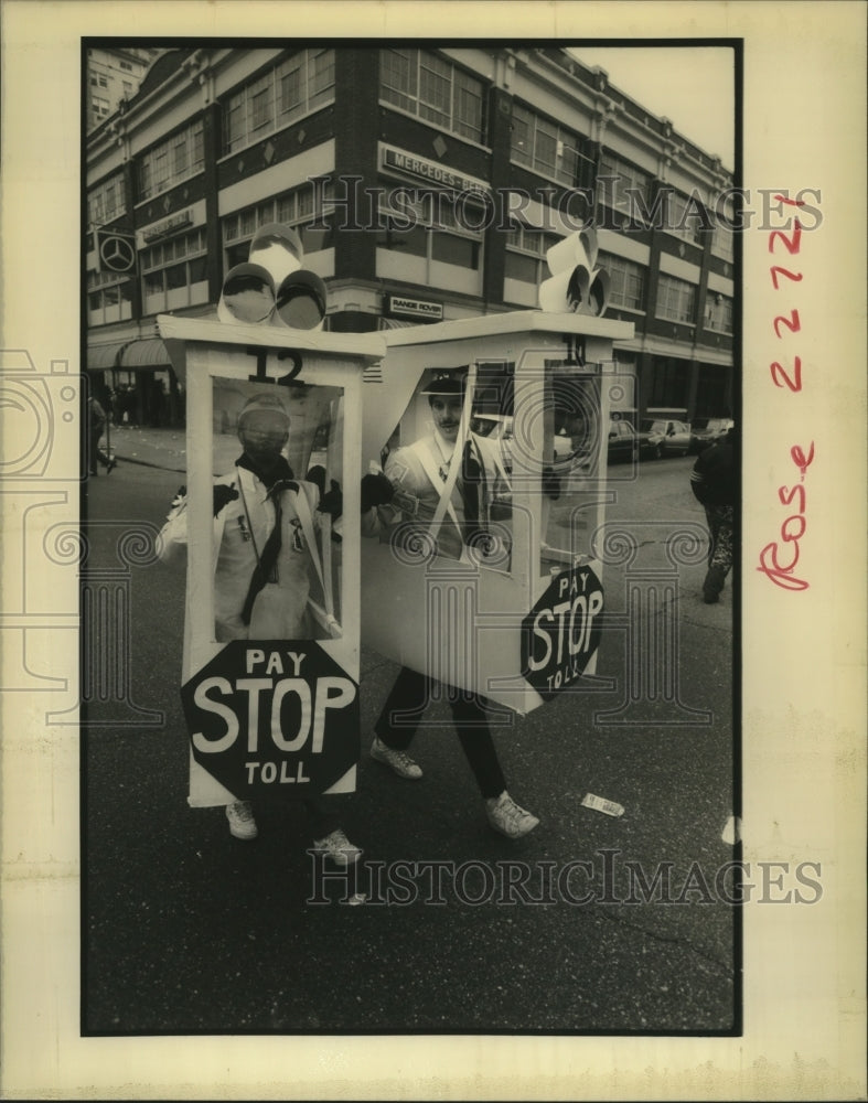 1990 Mardi Gras Toll Booth Costumes  - Historic Images