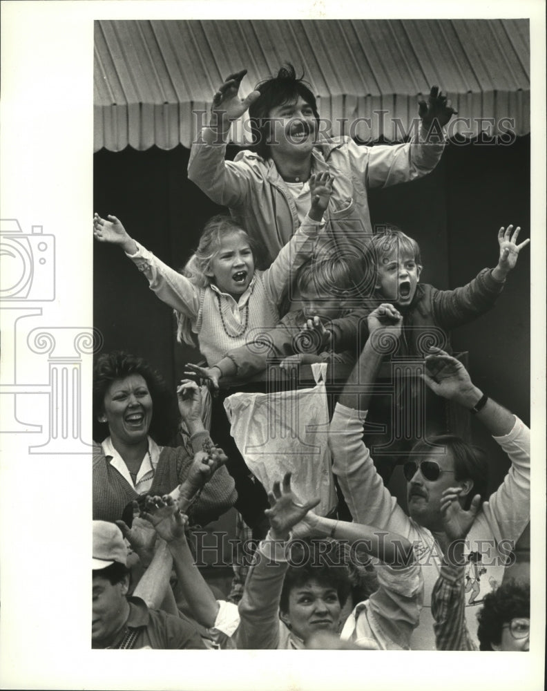 1986 Erin &amp; Bradley Warning, Chris Volpi &amp; R Vega at Venus Parade - Historic Images