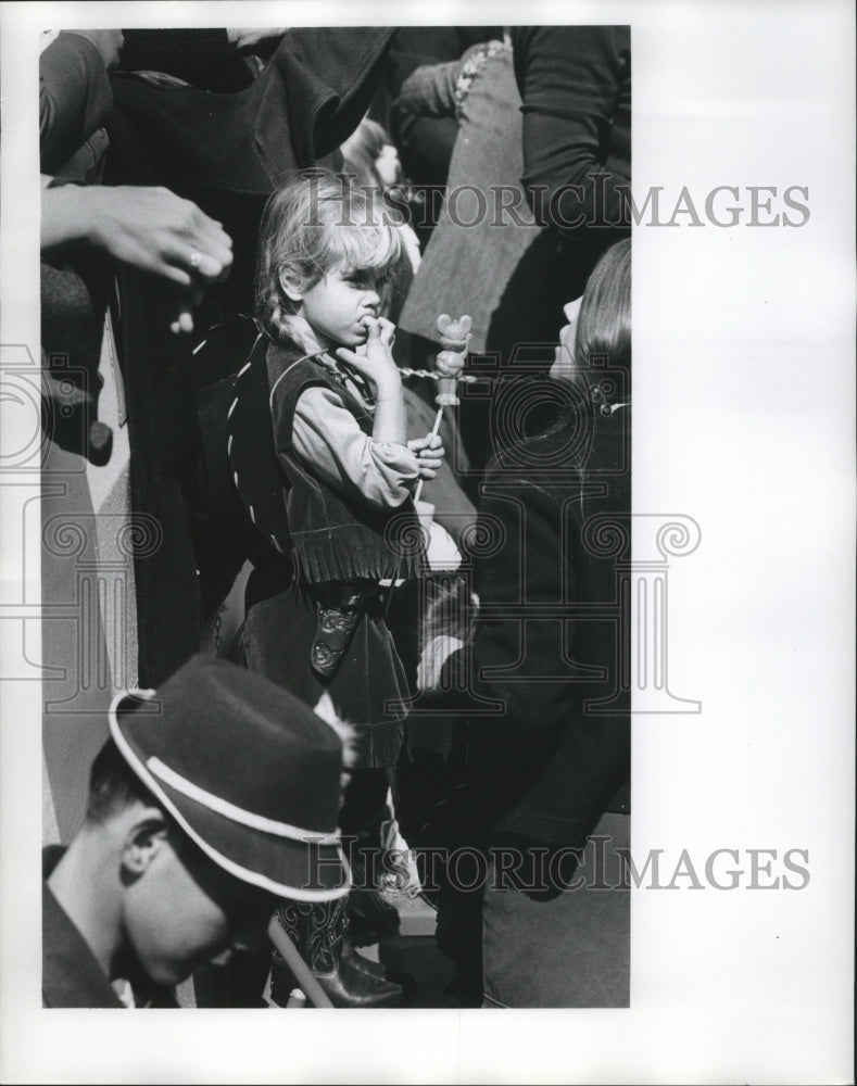 1974 Carnival Maskers of all sizes and ages.  - Historic Images