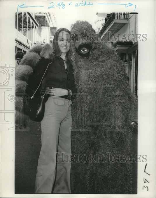 1975 Carnival Masker and spectator  - Historic Images