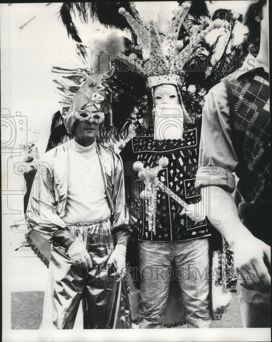 1975 Carnival Maskers  - Historic Images