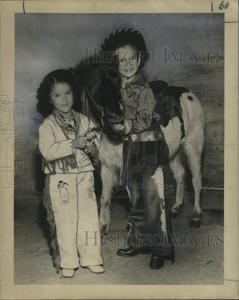 1950 Mardi Gras Revelers,  - Historic Images