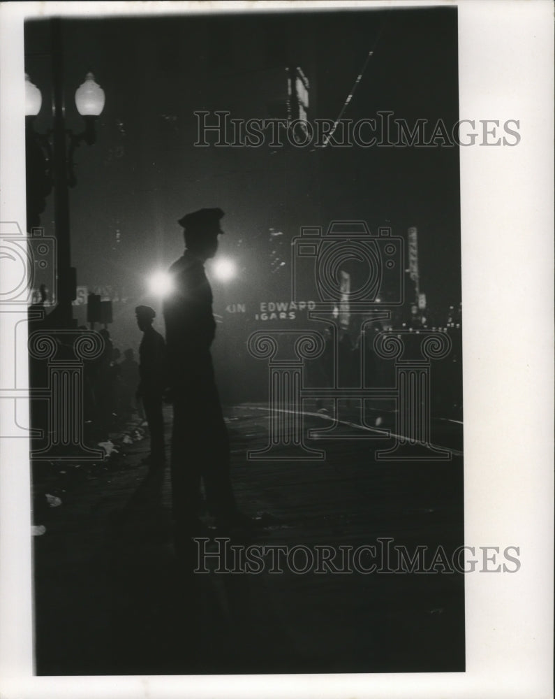 New Orleans Mardi Gras police on watch  - Historic Images