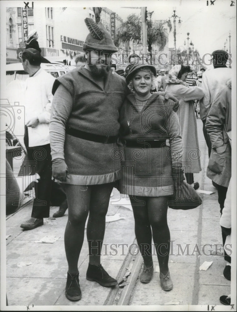 1961 New Orleans Mardi Gras Robin Hood costume  - Historic Images