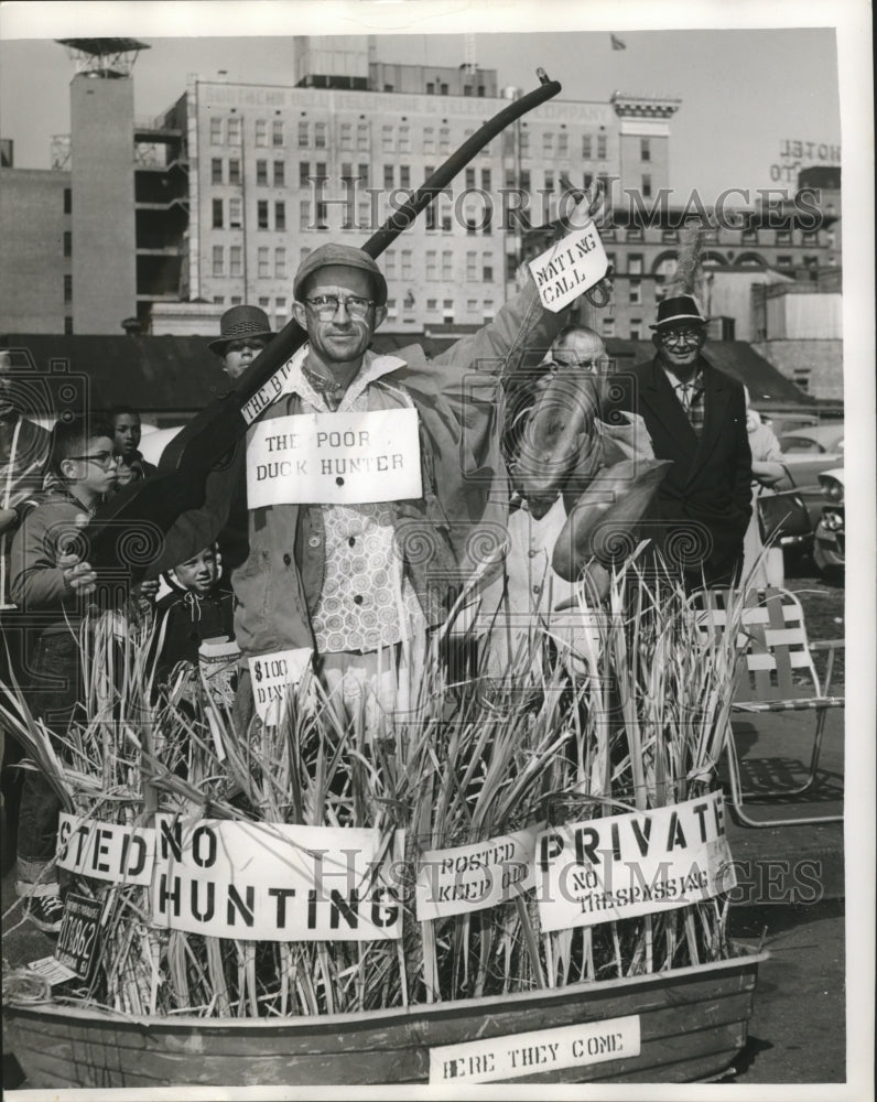 1962 Man in Costume at Mardi Gras, New Orleans  - Historic Images