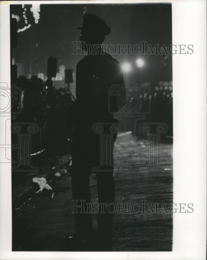 Carnival Crowds at night.  - Historic Images