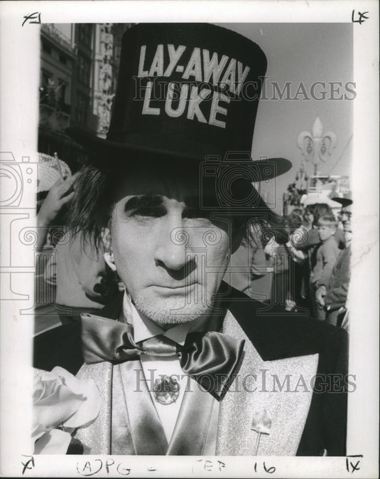 1969 Carnival Masker Wearing Lay - Historic Images