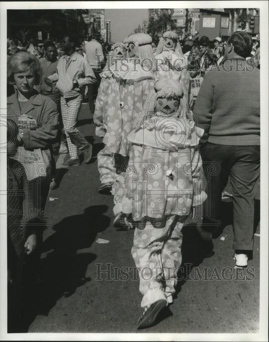 1971 Carnival maskers Family  - Historic Images