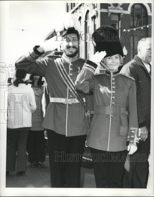 1971 Carnival maskers - Historic Images