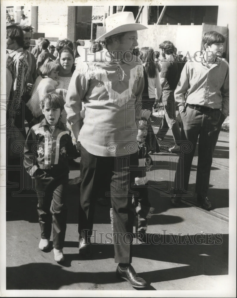 1971 Carnival Maskers - Historic Images