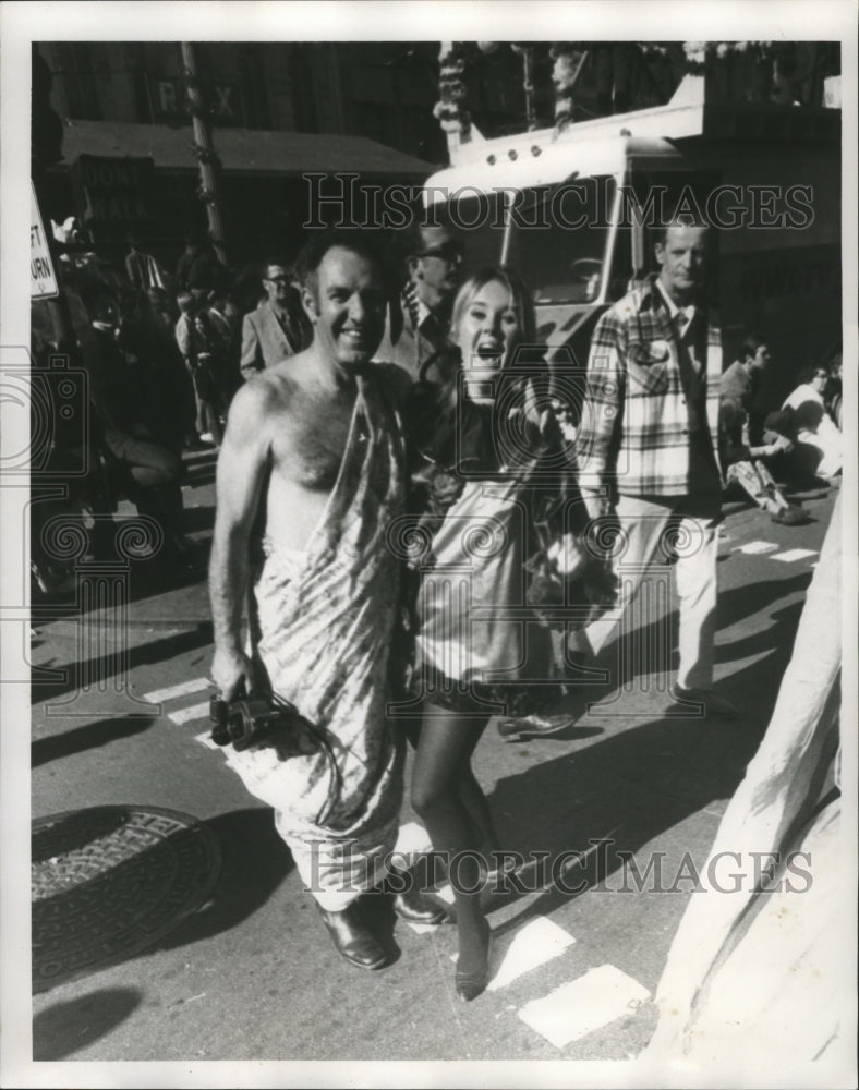 1971 Carnival maskers - Historic Images