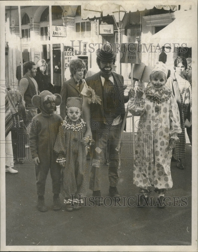 1971 Carnival maskers  - Historic Images