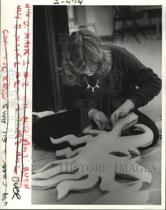 1984 Mask Making in Metairie - Historic Images