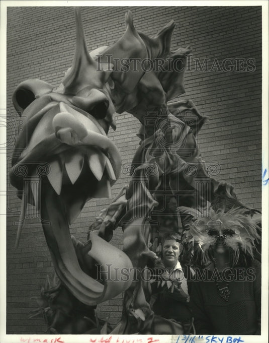 1987 George Wolf and Pat Bedenbaugh show - Historic Images