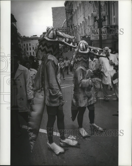 1988 New Orleans Mardi Gras Carnival costumes  - Historic Images