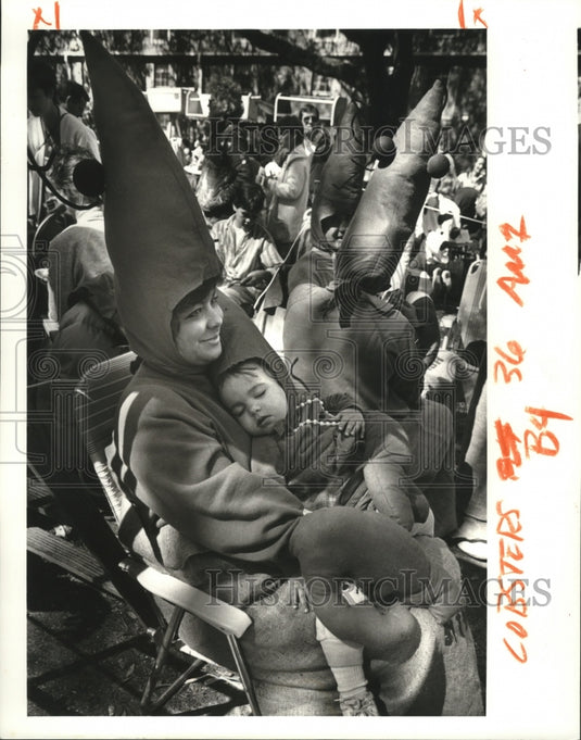 1988 New Orleans Mardi Gras Carnival Pamela Calonje  - Historic Images
