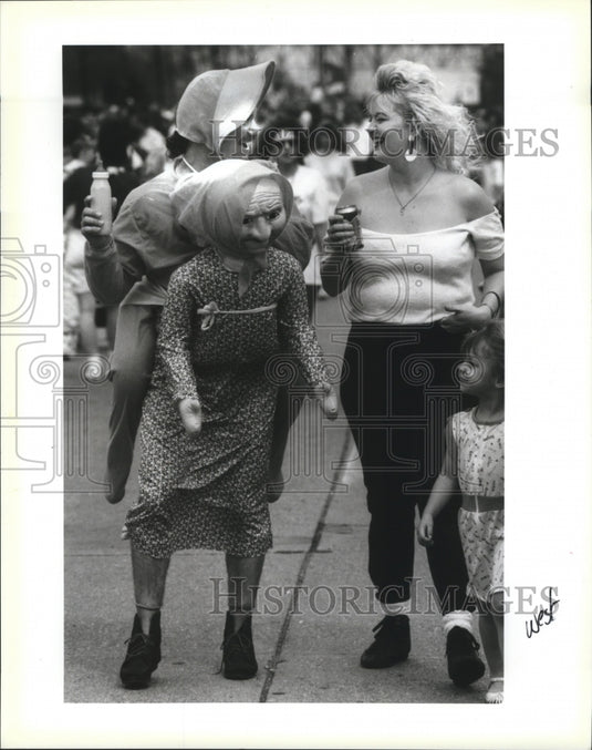 1992 Mardi Costume, "Baby" David Lecompte  - Historic Images