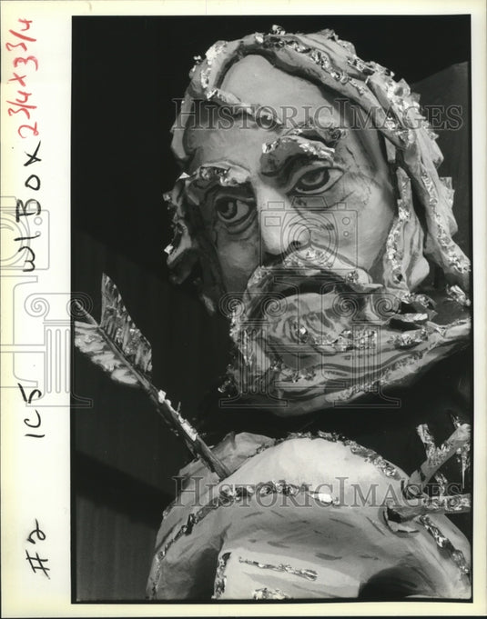 1989 Close Up View of Carnival Float of Rhyme of the Ancient Mariner - Historic Images