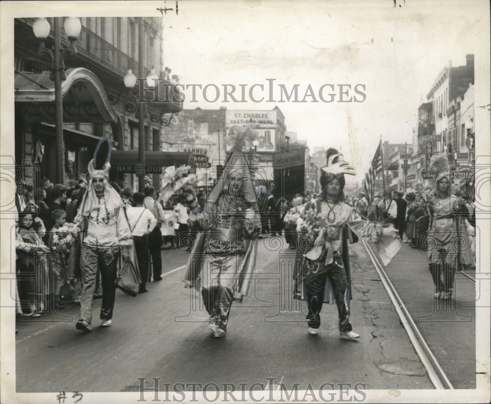 1961 Delachase Club&#39;s Sheiks at Mardi Gras, New Orleans  - Historic Images