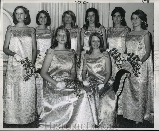1968 Princess to Queen Florence Bush at Osiris Ball In New Orleans - Historic Images